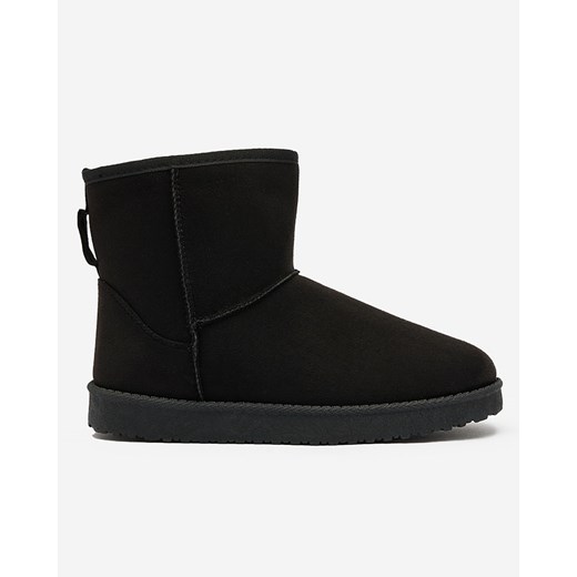 Royalfashion Buty a'la śniegowce damskie w kolorze czarnym Regodo ze sklepu royalfashion.pl w kategorii Śniegowce damskie - zdjęcie 180186474