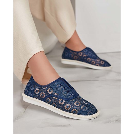 Royalfashion Damskie ażurowe tenisówki Nurram ze sklepu royalfashion.pl w kategorii Trampki damskie - zdjęcie 180186722