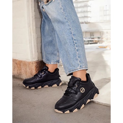 Royalfashion Sneakersy damskie z ociepleniem Aronni ze sklepu royalfashion.pl w kategorii Buty sportowe damskie - zdjęcie 180187954