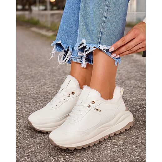 Royalfashion Sneakersy damskie z ociepleniem Zoru ze sklepu royalfashion.pl w kategorii Buty sportowe damskie - zdjęcie 180187963