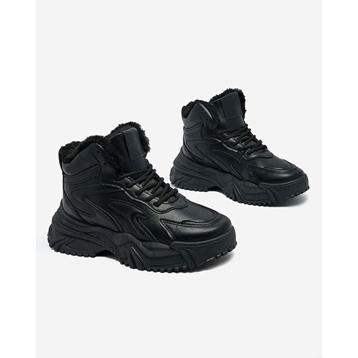 Royalfashion Ocieplane sneakersy damskie z futerkiem Forraffi ze sklepu royalfashion.pl w kategorii Buty sportowe damskie - zdjęcie 180188091