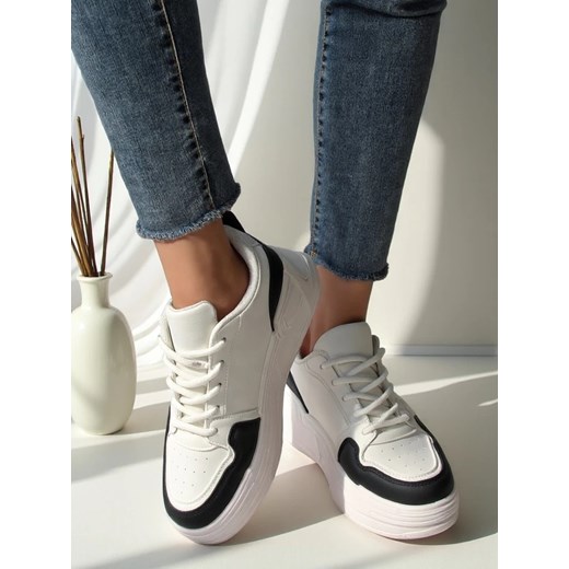 Royalfashion Sneakersy damskie z brokatem Samoles ze sklepu royalfashion.pl w kategorii Buty sportowe damskie - zdjęcie 180188600