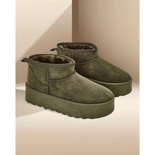 Royalfashion Krótkie buty a'la śniegowce damskie Havale ze sklepu royalfashion.pl w kategorii Śniegowce damskie - zdjęcie 180188883