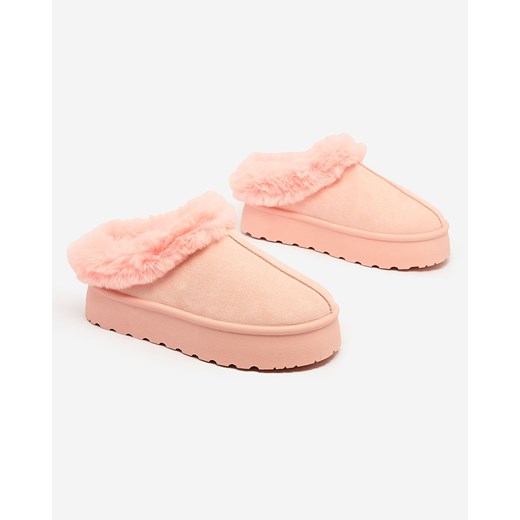 Royalfashion Krótkie damskie buty a'la śniegowce Kapfiee ze sklepu royalfashion.pl w kategorii Kapcie damskie - zdjęcie 180189060