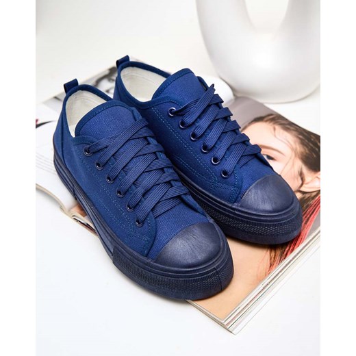 Royalfashion Damskie klasyczne sznurowane trampki Seleas ze sklepu royalfashion.pl w kategorii Trampki damskie - zdjęcie 180189701