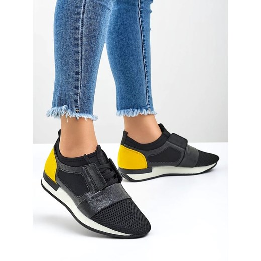 Royalfashion Sportowe sneakersy damskie tkaninowe Gentlesi ze sklepu royalfashion.pl w kategorii Buty sportowe damskie - zdjęcie 180189973