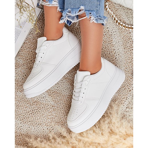 Royalfashion Sportowe sneakersy damskie na platformie Teroger ze sklepu royalfashion.pl w kategorii Buty sportowe damskie - zdjęcie 180191430