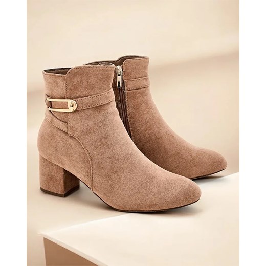 Royalfashion Damskie botki Linomo ze sklepu royalfashion.pl w kategorii Botki - zdjęcie 180191680