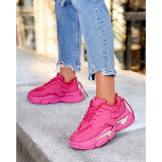 Royalfashion Ocieplane sneakersy damskie Noxxic ze sklepu royalfashion.pl w kategorii Buty sportowe damskie - zdjęcie 180192214