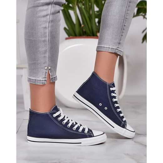 Royalfashion Damskie wysokie trampki Tumossa ze sklepu royalfashion.pl w kategorii Trampki damskie - zdjęcie 180195993