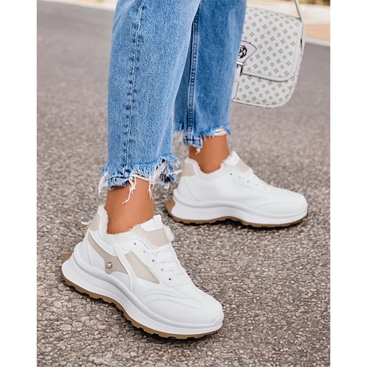 Royalfashion Sneakersy damskie z ociepleniem Terib ze sklepu royalfashion.pl w kategorii Buty sportowe damskie - zdjęcie 180196853