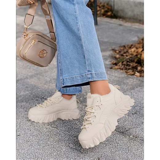 Royalfashion Sneakersy damskie z ociepleniem Wonfi ze sklepu royalfashion.pl w kategorii Buty sportowe damskie - zdjęcie 180199813