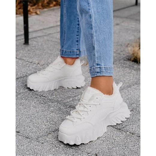 Royalfashion Sneakersy damskie z ociepleniem Wonfi ze sklepu royalfashion.pl w kategorii Buty sportowe damskie - zdjęcie 180201980