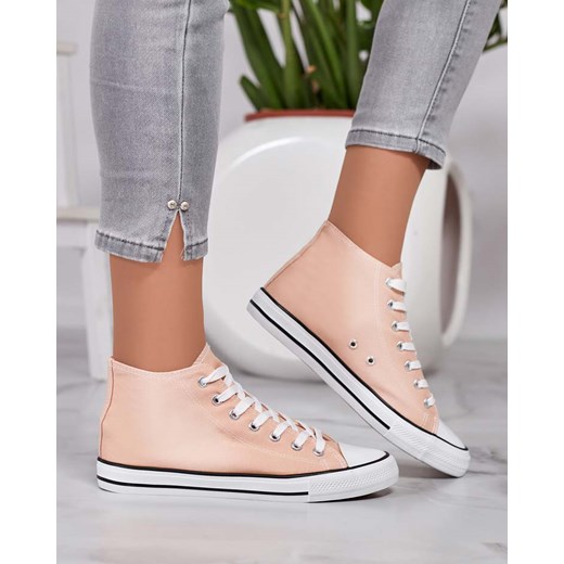 Royalfashion Damskie wysokie trampki Tumossa ze sklepu royalfashion.pl w kategorii Trampki damskie - zdjęcie 180202282