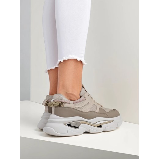 Royalfashion Sneakersy damskie na grubszej podeszwie Lesalli ze sklepu royalfashion.pl w kategorii Buty sportowe damskie - zdjęcie 180202324