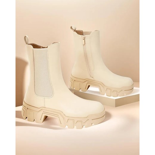 Royalfashion Damskie botki Dorinov ze sklepu royalfashion.pl w kategorii Botki - zdjęcie 180203652