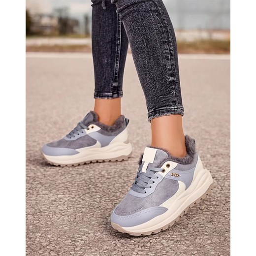 Royalfashion Sneakersy damskie z ociepleniem Ruffi ze sklepu royalfashion.pl w kategorii Buty sportowe damskie - zdjęcie 180203653