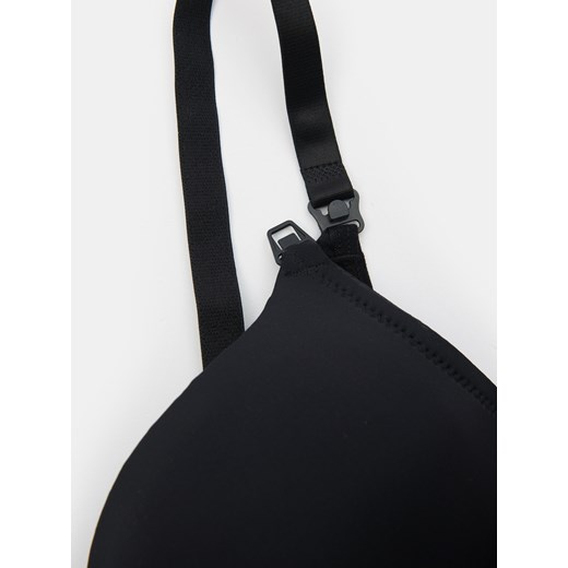 Sinsay - Biustonosz do karmienia z koronką - czarny Sinsay 75C Sinsay