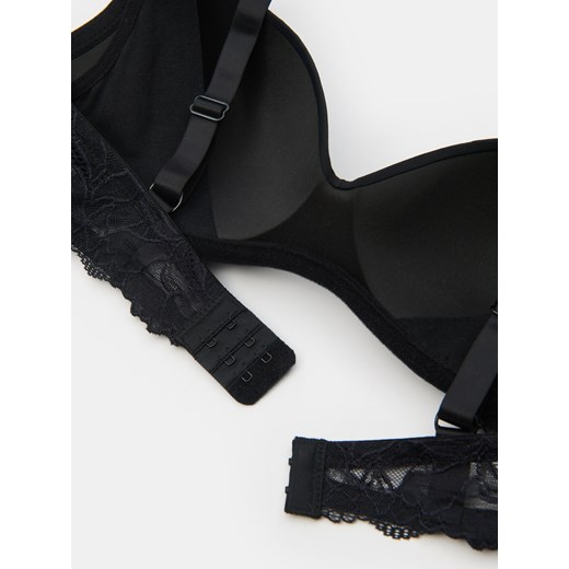 Sinsay - Biustonosz do karmienia z koronką - czarny Sinsay 75B Sinsay