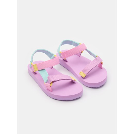 Sinsay - Kolorowe sandały na piance - wielobarwny Sinsay 27 Sinsay