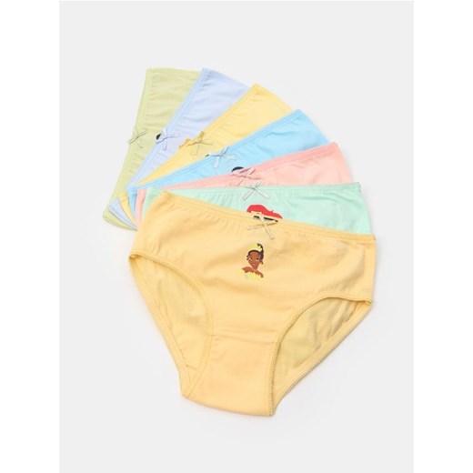 Sinsay - Majtki 7 pack Disney Princess - wielobarwny ze sklepu Sinsay w kategorii Majtki dziecięce - zdjęcie 180206803