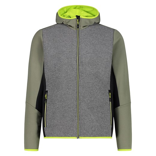 cmp Kurtka polarowa w kolorze szaro-zielonym ze sklepu Limango Polska w kategorii Bluzy męskie - zdjęcie 180209871