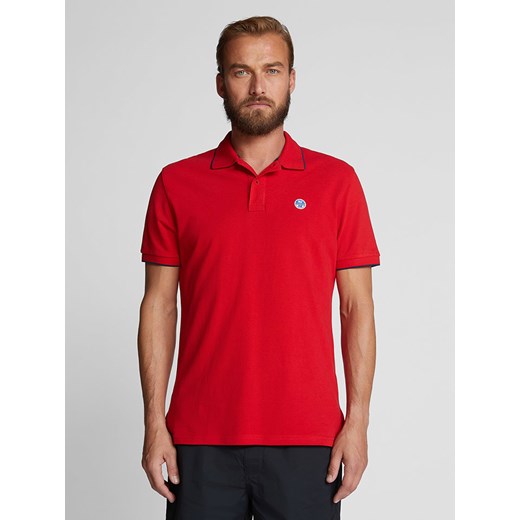 North Sails Koszulka polo w kolorze czerwonym ze sklepu Limango Polska w kategorii T-shirty męskie - zdjęcie 180209902