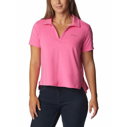 Columbia Koszulka funkcyjna polo &quot;Sun Trek™&quot; w kolorze różowym ze sklepu Limango Polska w kategorii Bluzki damskie - zdjęcie 180210052