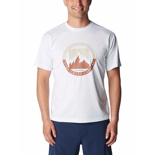 Columbia Koszulka sportowa &quot;Ice Lake™ II&quot; w kolorze białym ze sklepu Limango Polska w kategorii T-shirty męskie - zdjęcie 180210242