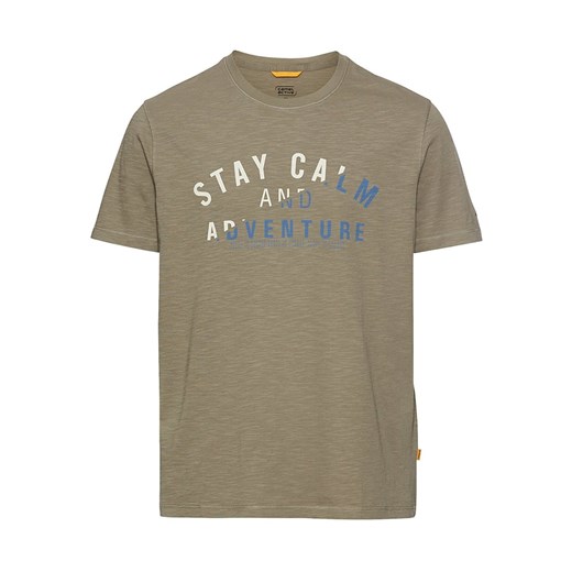 Camel Active Koszulka w kolorze khaki ze sklepu Limango Polska w kategorii T-shirty męskie - zdjęcie 180210641