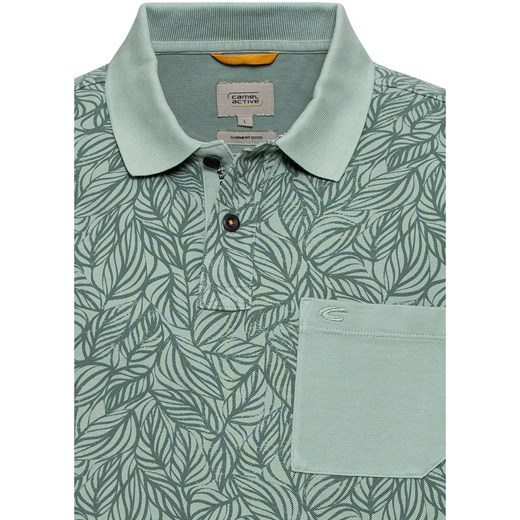 Camel Active Koszulka polo w kolorze zielonym Camel Active 3XL Limango Polska okazyjna cena