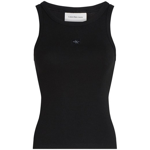 CALVIN KLEIN JEANS Top w kolorze czarnym XS promocja Limango Polska