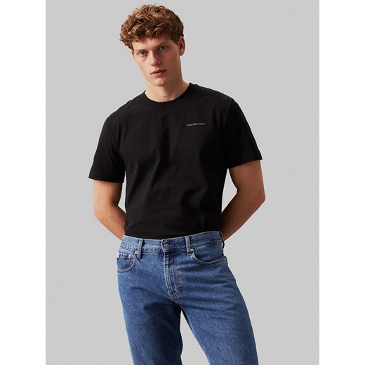 CALVIN KLEIN JEANS Koszulka w kolorze czarnym ze sklepu Limango Polska w kategorii T-shirty męskie - zdjęcie 180210861