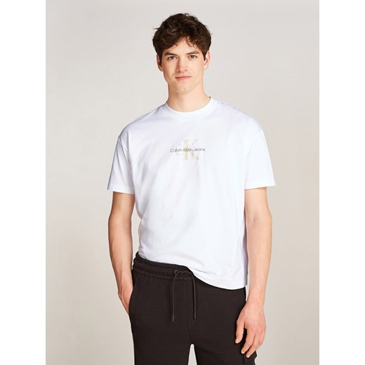 CALVIN KLEIN JEANS Koszulka w kolorze białym ze sklepu Limango Polska w kategorii T-shirty męskie - zdjęcie 180210901