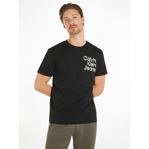CALVIN KLEIN JEANS Koszulka w kolorze czarnym ze sklepu Limango Polska w kategorii T-shirty męskie - zdjęcie 180210920