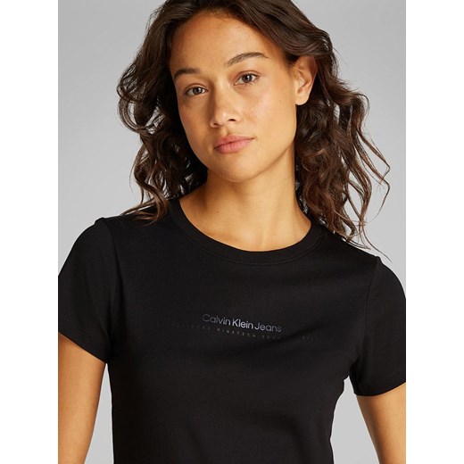 CALVIN KLEIN JEANS Koszulka w kolorze czarnym 3XL wyprzedaż Limango Polska