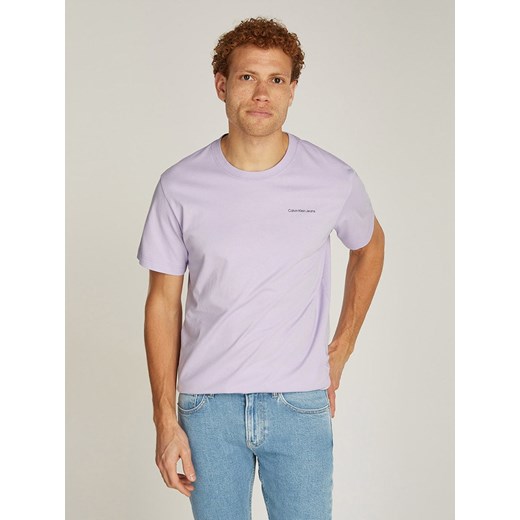 CALVIN KLEIN JEANS Koszulka w kolorze lawendowym ze sklepu Limango Polska w kategorii T-shirty męskie - zdjęcie 180210974