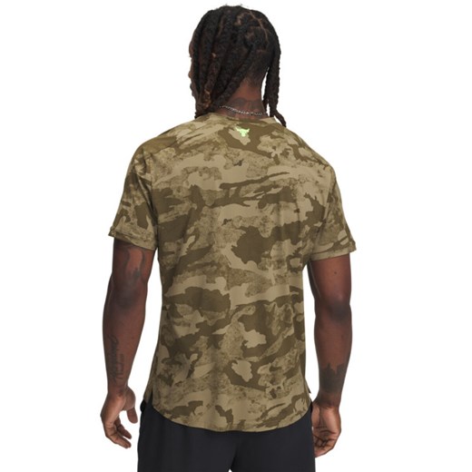 Męska koszulka treningowa Under Armour Project Rock IsoChill SS - brązowa Under Armour XL Sportstylestory.com