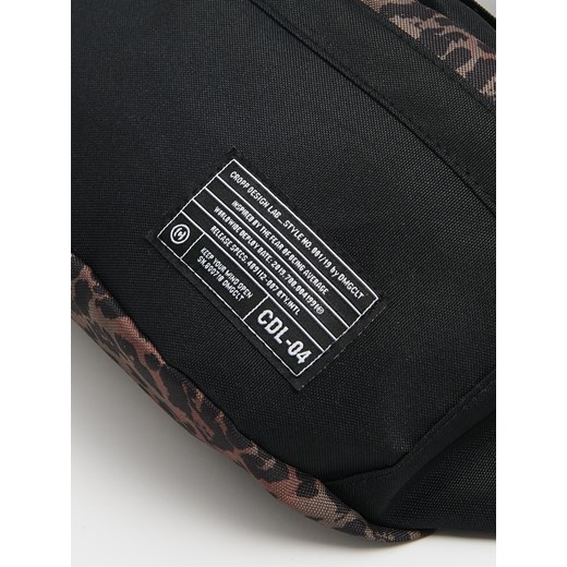 Cropp - Nerka z motywem panterki - czarny Cropp Uniwersalny Cropp