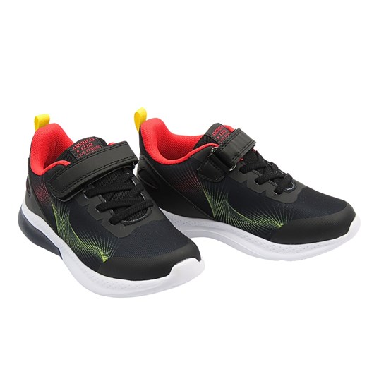 Buty sportowe dziecięce, adidasy czarne American Club ES 172 ze sklepu ulubioneobuwie w kategorii Buty sportowe dziecięce - zdjęcie 180215310