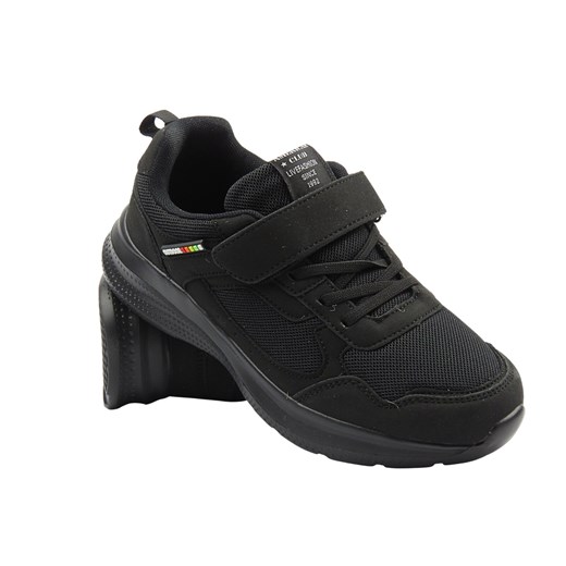 Sneakersy, buty damskie sportowe czarne American Club WT 150 ze sklepu ulubioneobuwie w kategorii Buty sportowe damskie - zdjęcie 180215482