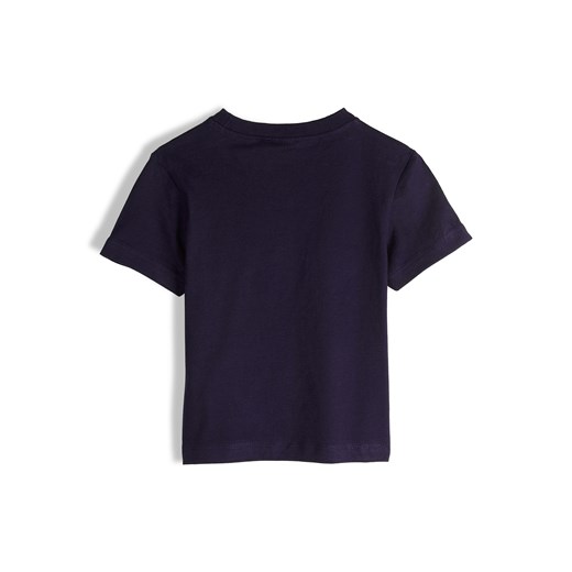 T-shirt chłopięce Gate granatowy w nadruki
