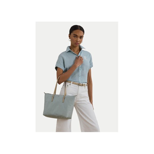Shopper bag Ralph Lauren na ramię duża 