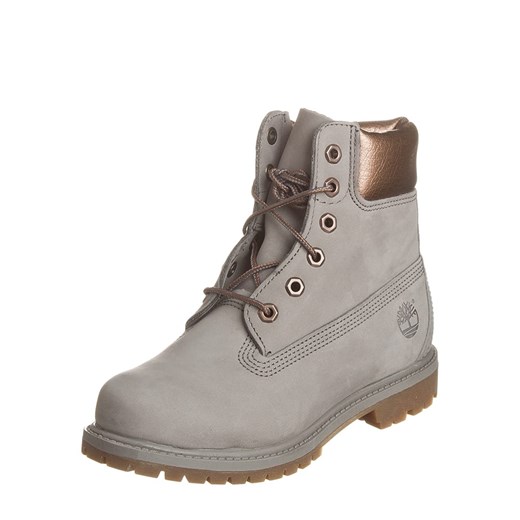 Timberland Skórzane botki w kolorze szarym Timberland 38 okazja Limango Polska