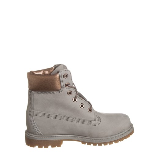 Timberland Skórzane botki w kolorze szarym Timberland 38 Limango Polska okazja