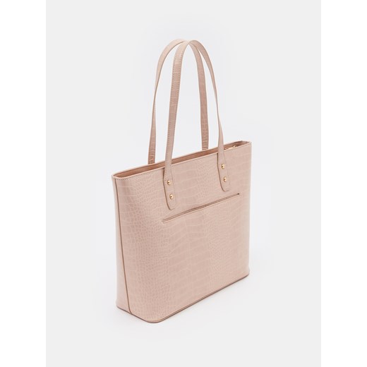 Mohito - Torebka shopper z chwostem - beżowy Mohito ONE SIZE Mohito