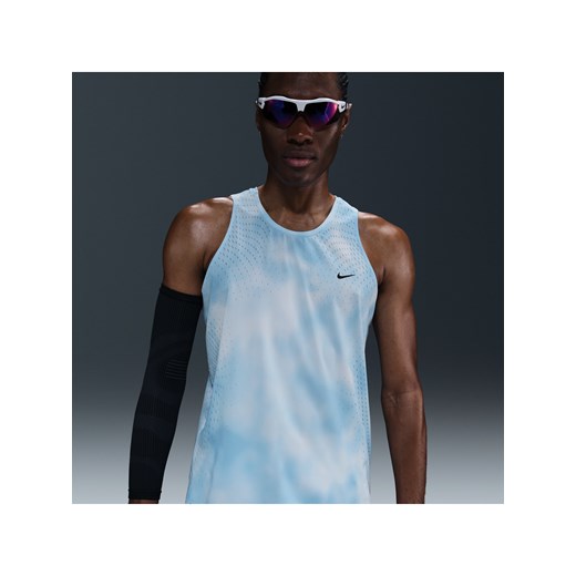 Męska koszulka bez rękawów do biegania Dri-FIT ADV Nike Running Division Breathe - Niebieski ze sklepu Nike poland w kategorii T-shirty męskie - zdjęcie 180222053