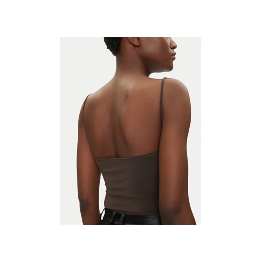 NORMA KAMALI Body KK424XPLH21823 Brązowy Regular Fit Norma Kamali L MODIVO