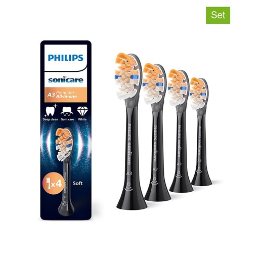 PHILIPS sonicare Wymienne końcówki (4 szt.) "Premium All-in-One" w Philips Sonicare onesize wyprzedaż Limango Polska