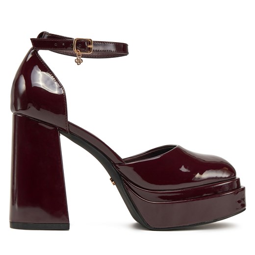 Półbuty DeeZee LW85478-6 Bordowy 38 eobuwie.pl